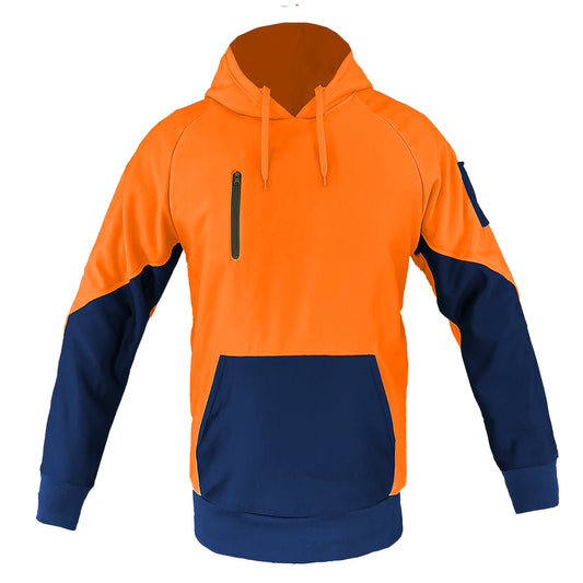 "Custom Warm-up Hi Vis Hoodie Add Your Logo – Big Bee Workwear - NS PROMO"