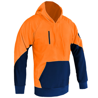 "Custom Warm-up Hi Vis Hoodie Add Your Logo – Big Bee Workwear - NS PROMO"