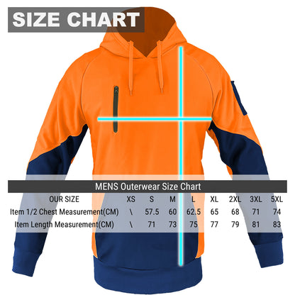 "Custom Warm-up Hi Vis Hoodie Add Your Logo – Big Bee Workwear - NS PROMO"