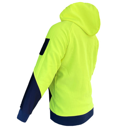 "Custom Warm-up Hi Vis Hoodie Add Your Logo – Big Bee Workwear - NS PROMO"