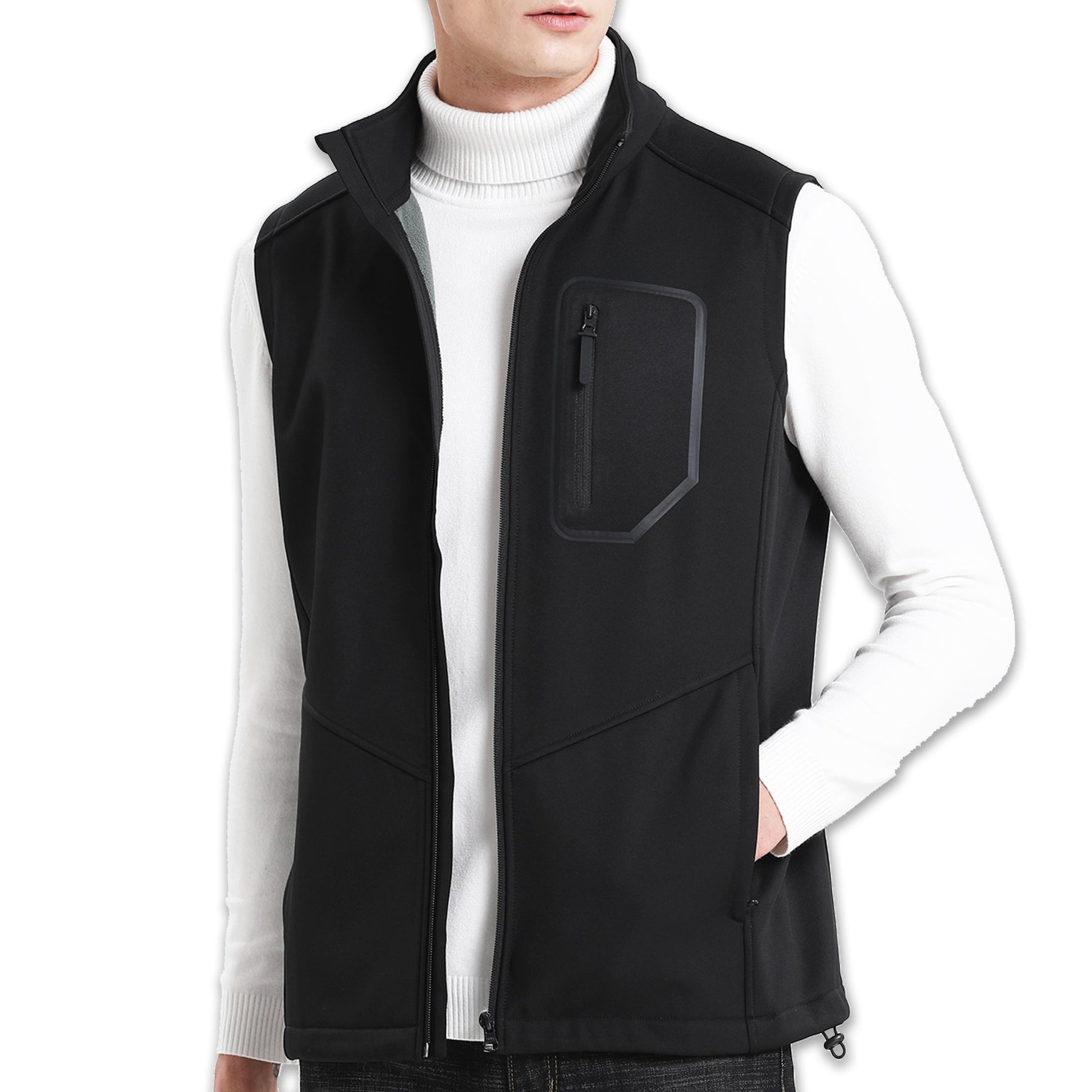 "Custom ISUSI Softshell Vest – Add Your Logo | Fleece-Lined, Windproof - NS PROMO"