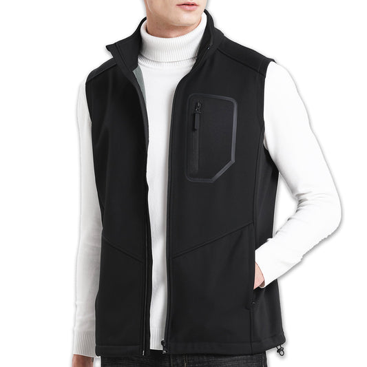 "Custom ISUSI Softshell Vest – Add Your Logo | Fleece-Lined, Windproof - NS PROMO"