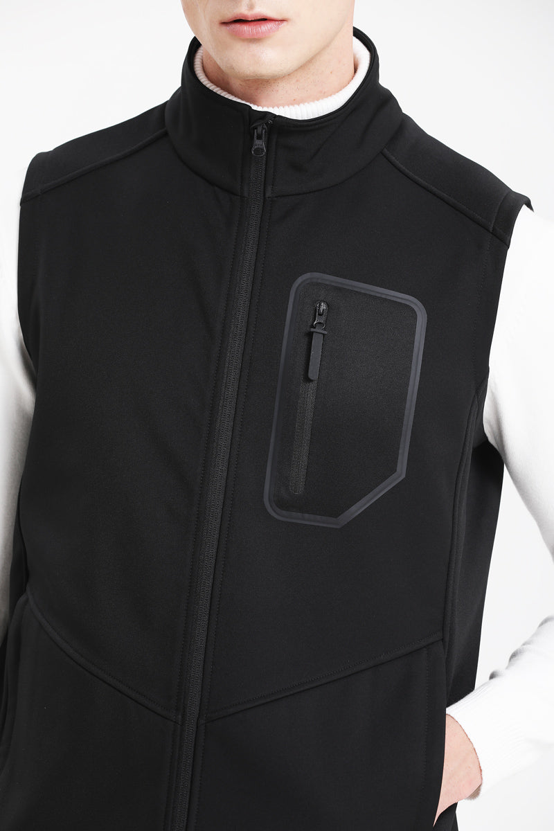 "Custom ISUSI Softshell Vest – Add Your Logo | Fleece-Lined, Windproof - NS PROMO"