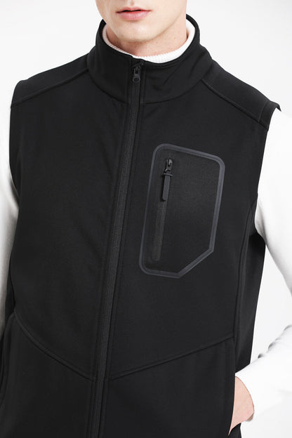 "Custom ISUSI Softshell Vest – Add Your Logo | Fleece-Lined, Windproof - NS PROMO"