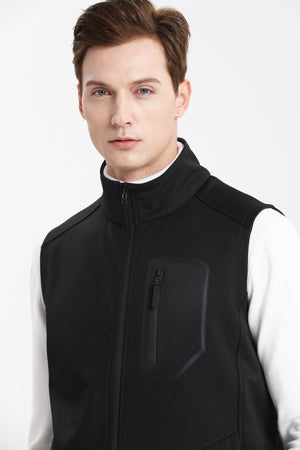 "Custom ISUSI Softshell Vest – Add Your Logo | Fleece-Lined, Windproof - NS PROMO"