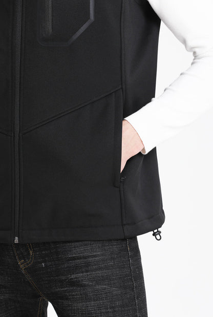 "Custom ISUSI Softshell Vest – Add Your Logo | Fleece-Lined, Windproof - NS PROMO"