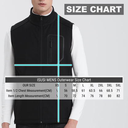 "Custom ISUSI Softshell Vest – Add Your Logo | Fleece-Lined, Windproof - NS PROMO"