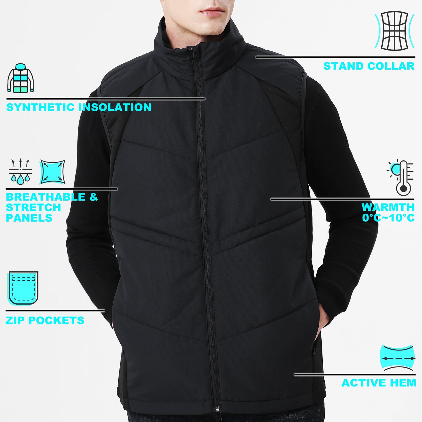 "Custom Elite Puffer Vest Add Your Logo – ISUSI - NS PROMO"