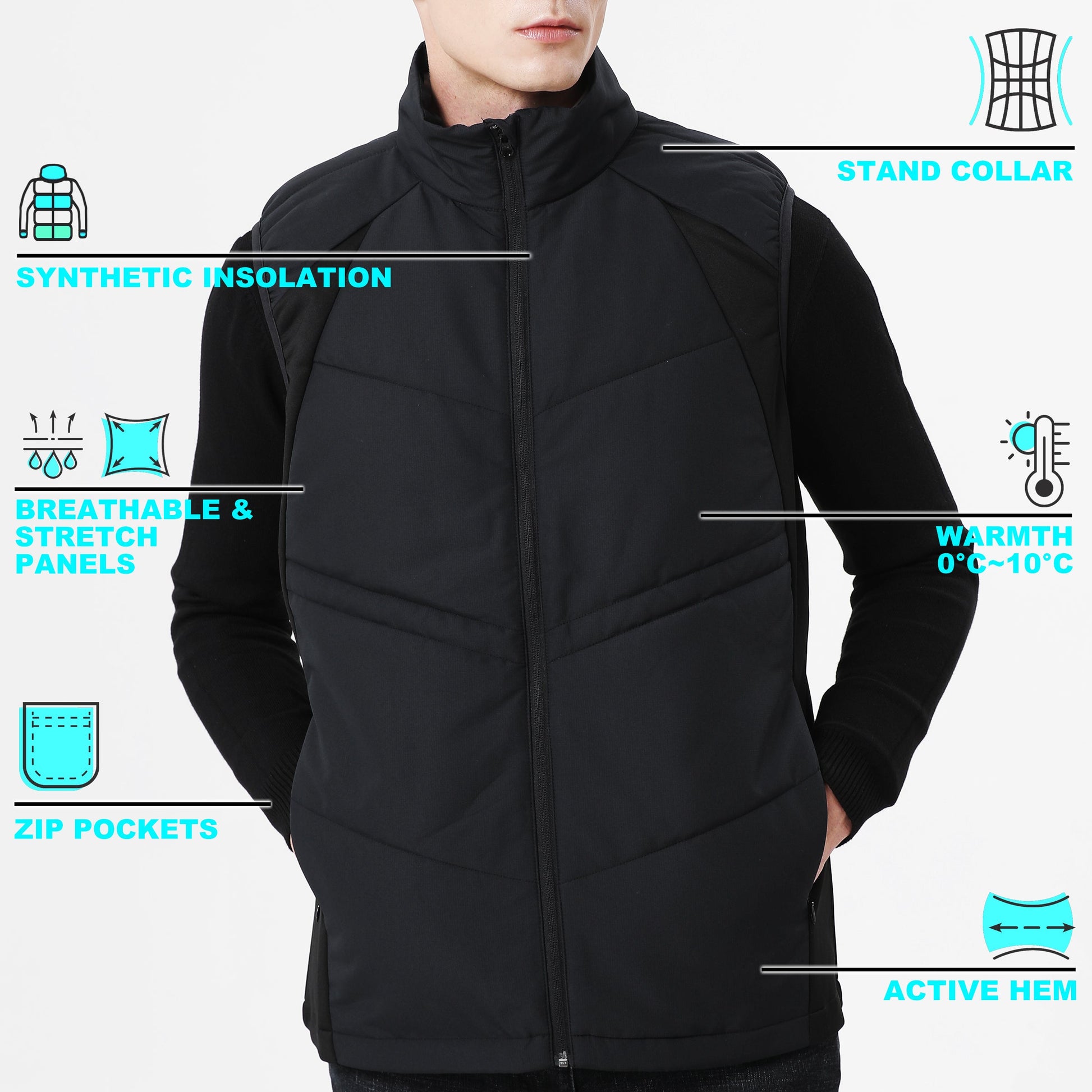 "Custom Elite Puffer Vest Add Your Logo – ISUSI - NS PROMO"