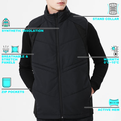 "Custom Elite Puffer Vest Add Your Logo – ISUSI - NS PROMO"