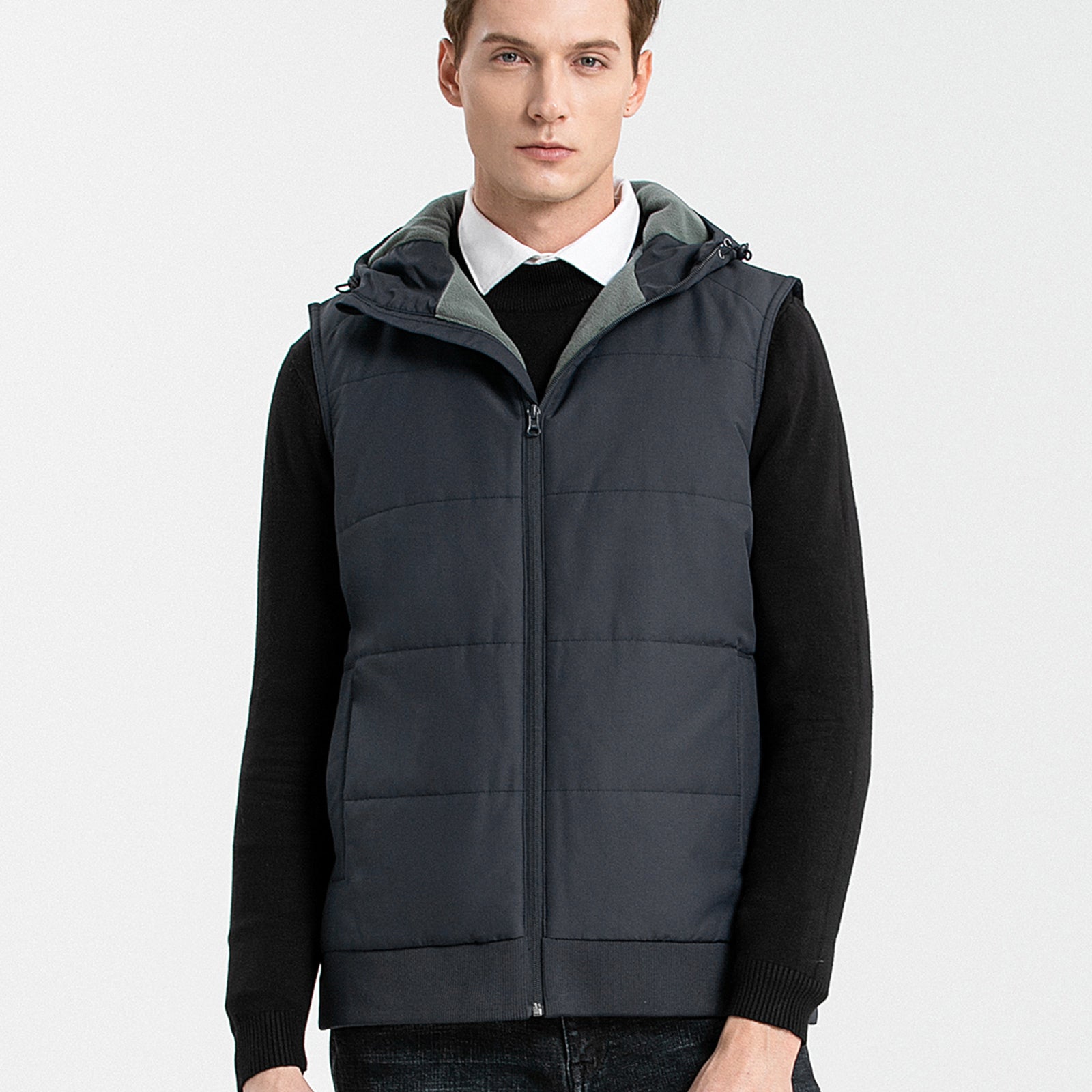 "Custom Essential Vegan Down Vest Add Your Logo – ISUSI - NS PROMO"