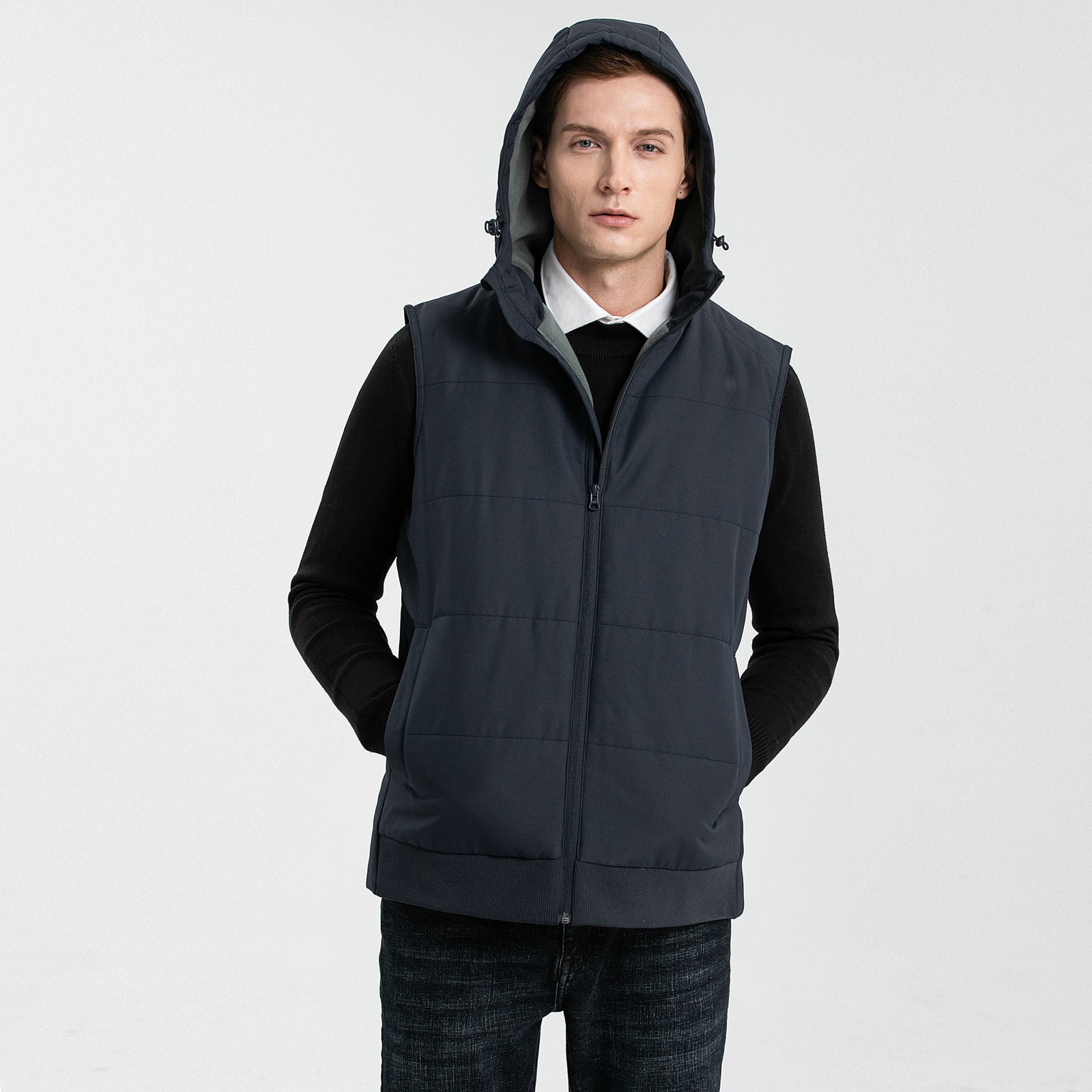 "Custom Essential Vegan Down Vest Add Your Logo – ISUSI - NS PROMO"
