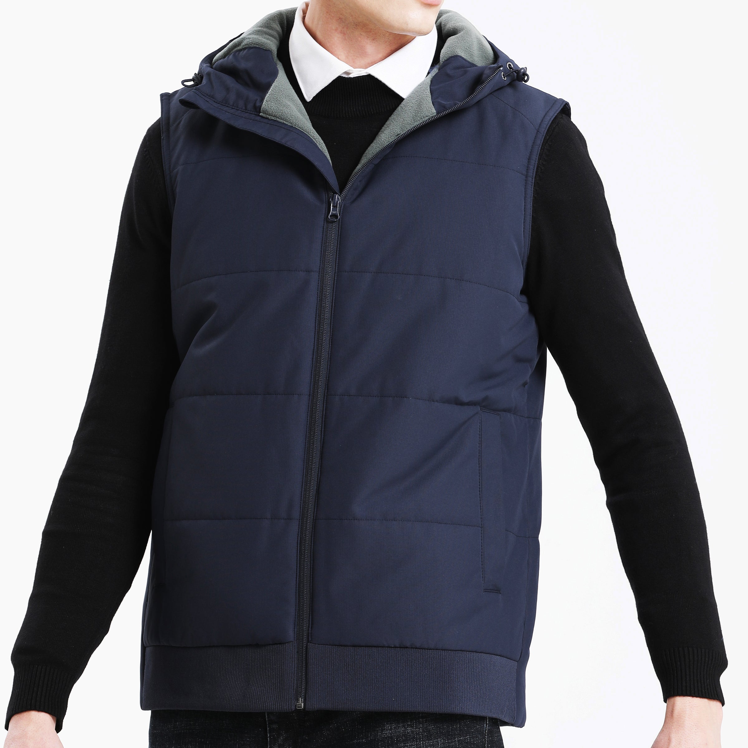 "Custom Essential Vegan Down Vest Add Your Logo – ISUSI - NS PROMO"