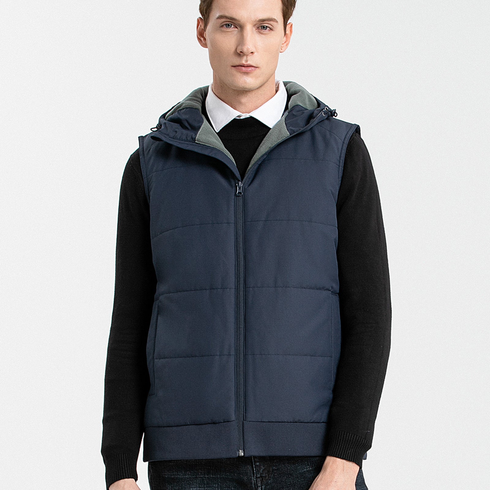 "Custom Essential Vegan Down Vest Add Your Logo – ISUSI - NS PROMO"