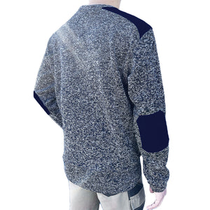 "Custom Crew Hi Vis Jumper Add Your Logo – Marle Fleece Safety Workwear - NS PROMO"