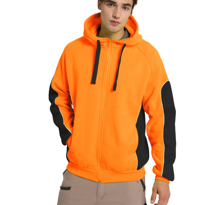 "Custom Hi Vis Hoodie Add Your Logo – Big Bee Workwear - NS PROMO"