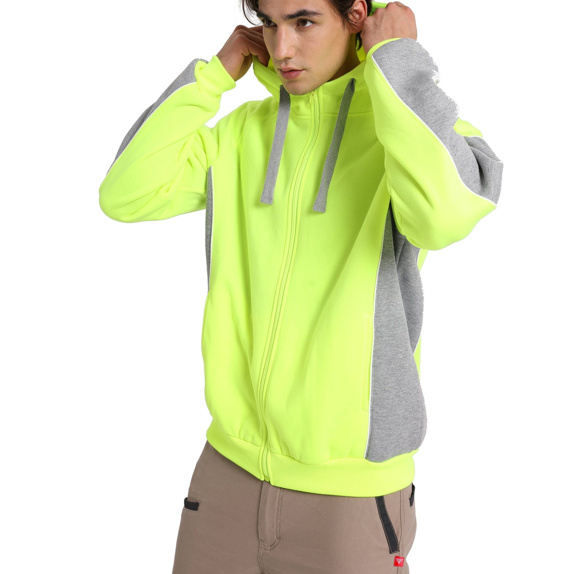 "Custom Hi Vis Hoodie Add Your Logo – Big Bee Workwear - NS PROMO"