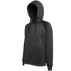 "Custom Womens Contrast Zip Hoodie Add Your Logo – ISUSI - NS PROMO"