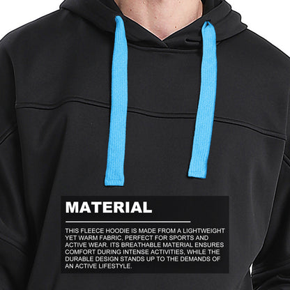"Custom Contrast Pullover Hoodie Add Your Logo – ISUSI Oversized - NS PROMO"