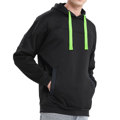 "Custom Contrast Pullover Hoodie Add Your Logo – ISUSI Oversized - NS PROMO"