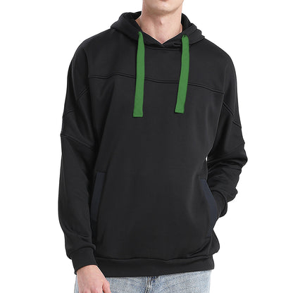 "Custom Contrast Pullover Hoodie Add Your Logo – ISUSI Oversized - NS PROMO"
