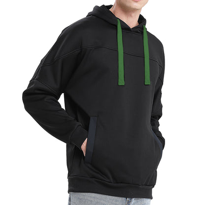 "Custom Contrast Pullover Hoodie Add Your Logo – ISUSI Oversized - NS PROMO"