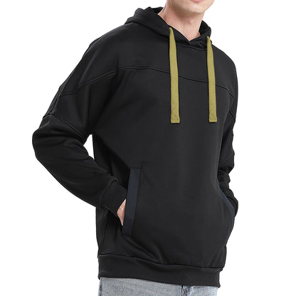 "Custom Contrast Pullover Hoodie Add Your Logo – ISUSI Oversized - NS PROMO"