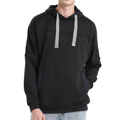 "Custom Contrast Pullover Hoodie Add Your Logo – ISUSI Oversized - NS PROMO"