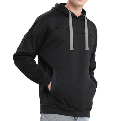 "Custom Contrast Pullover Hoodie Add Your Logo – ISUSI Oversized - NS PROMO"