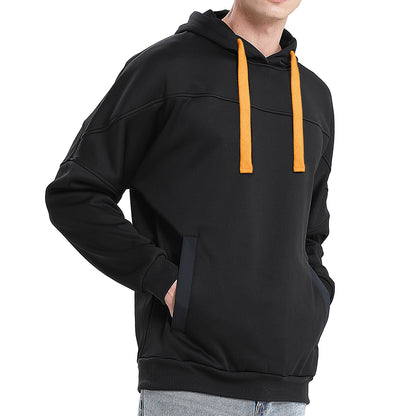 "Custom Contrast Pullover Hoodie Add Your Logo – ISUSI Oversized - NS PROMO"