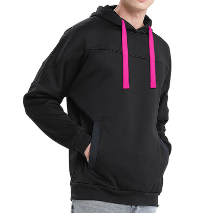 "Custom Contrast Pullover Hoodie Add Your Logo – ISUSI Oversized - NS PROMO"