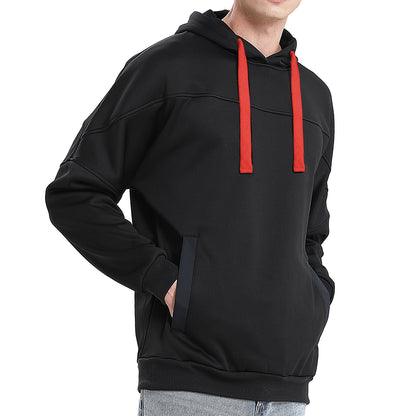 "Custom Contrast Pullover Hoodie Add Your Logo – ISUSI Oversized - NS PROMO"