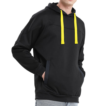 "Custom Contrast Pullover Hoodie Add Your Logo – ISUSI Oversized - NS PROMO"