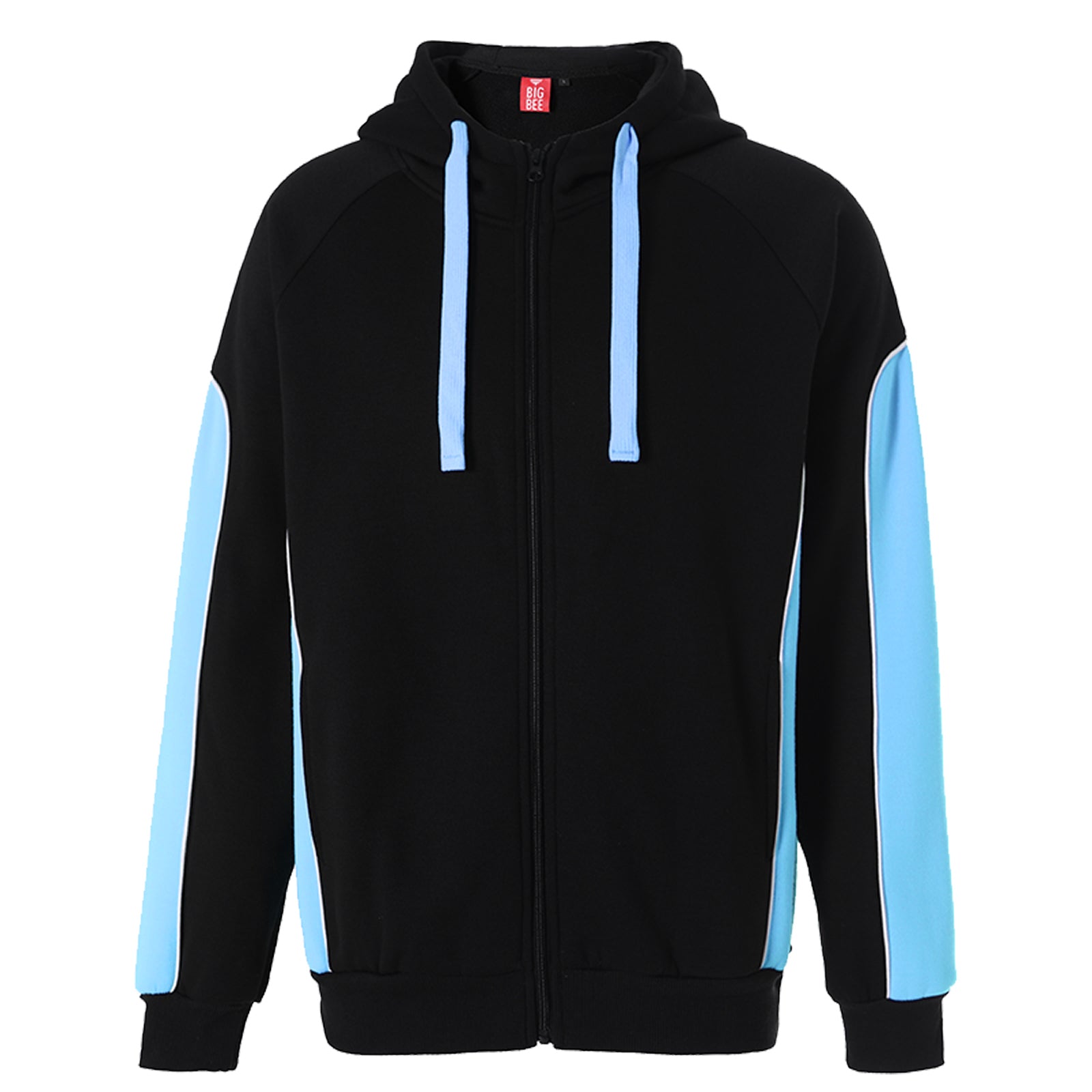 "Custom Panel Zip Hoodie Jumper Add Your Logo – Big Bee - NS PROMO"