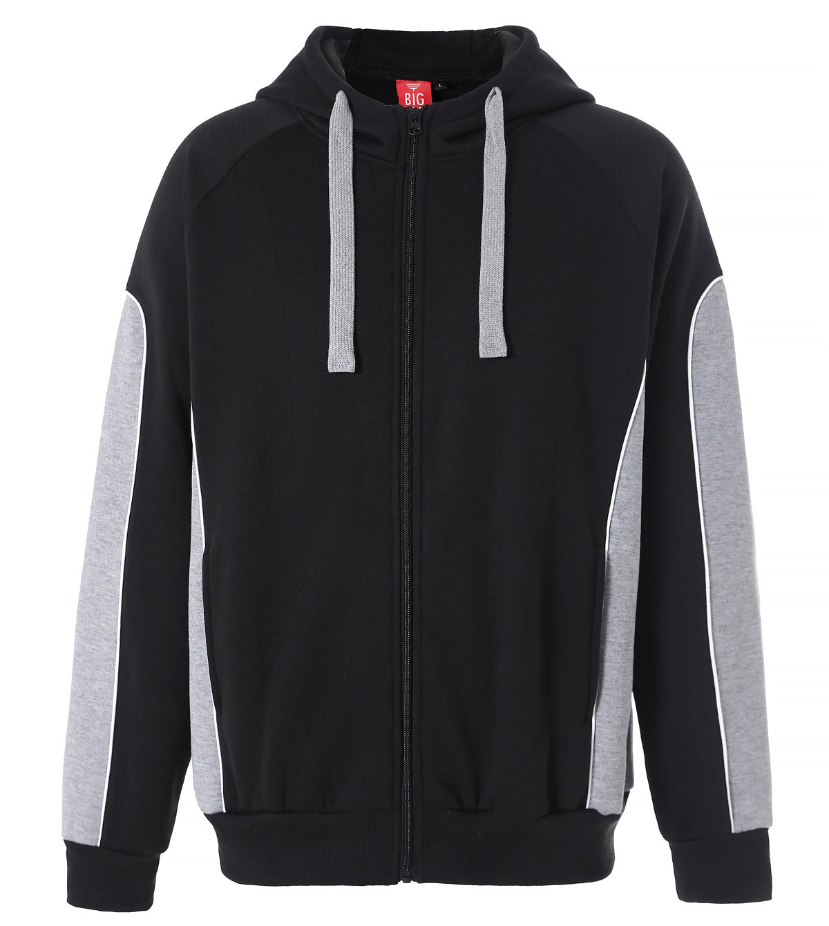 "Custom Panel Zip Hoodie Jumper Add Your Logo – Big Bee - NS PROMO"