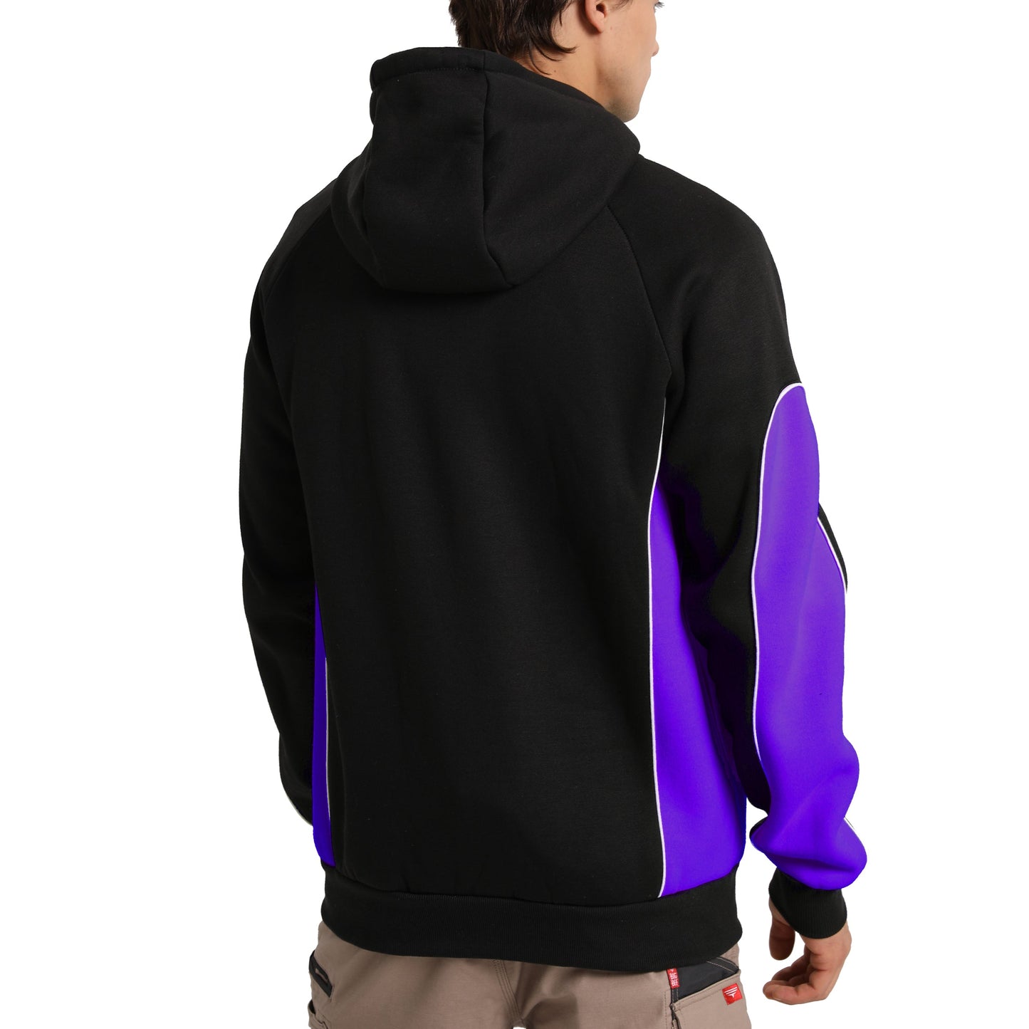 "Custom Panel Zip Hoodie Jumper Add Your Logo – Big Bee - NS PROMO"