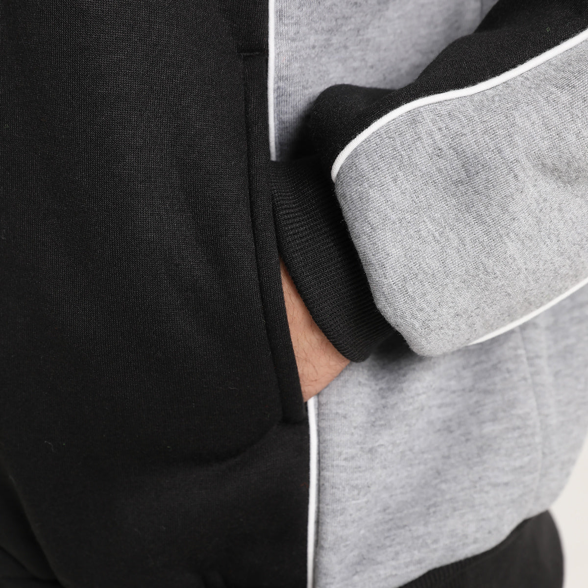 "Custom Panel Zip Hoodie Jumper Add Your Logo – Big Bee - NS PROMO"