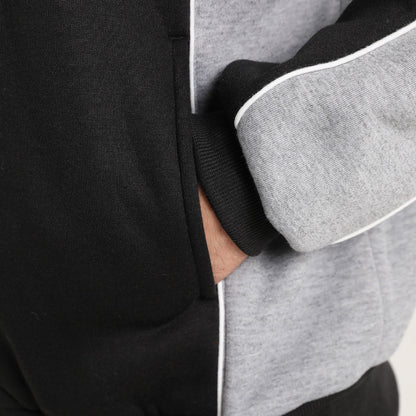 "Custom Panel Zip Hoodie Jumper Add Your Logo – Big Bee - NS PROMO"