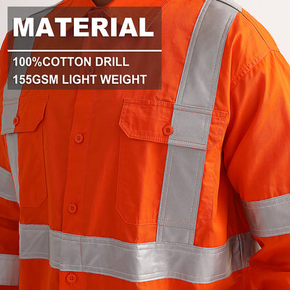 "Custom Womens Rail Compliant Hi Vis Work Shirt – Add Your Logo | NS Promo - NS PROMO"