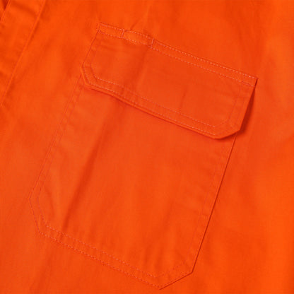 "Custom Womens Hi Vis Closed Front Work Shirt – Logo Embroidery & Printing | NS Promo - NS PROMO"