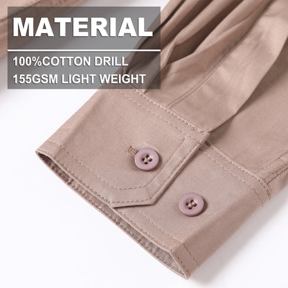 "Custom Womens Hi Vis Closed Front Work Shirt – Logo Embroidery & Printing | NS Promo - NS PROMO"