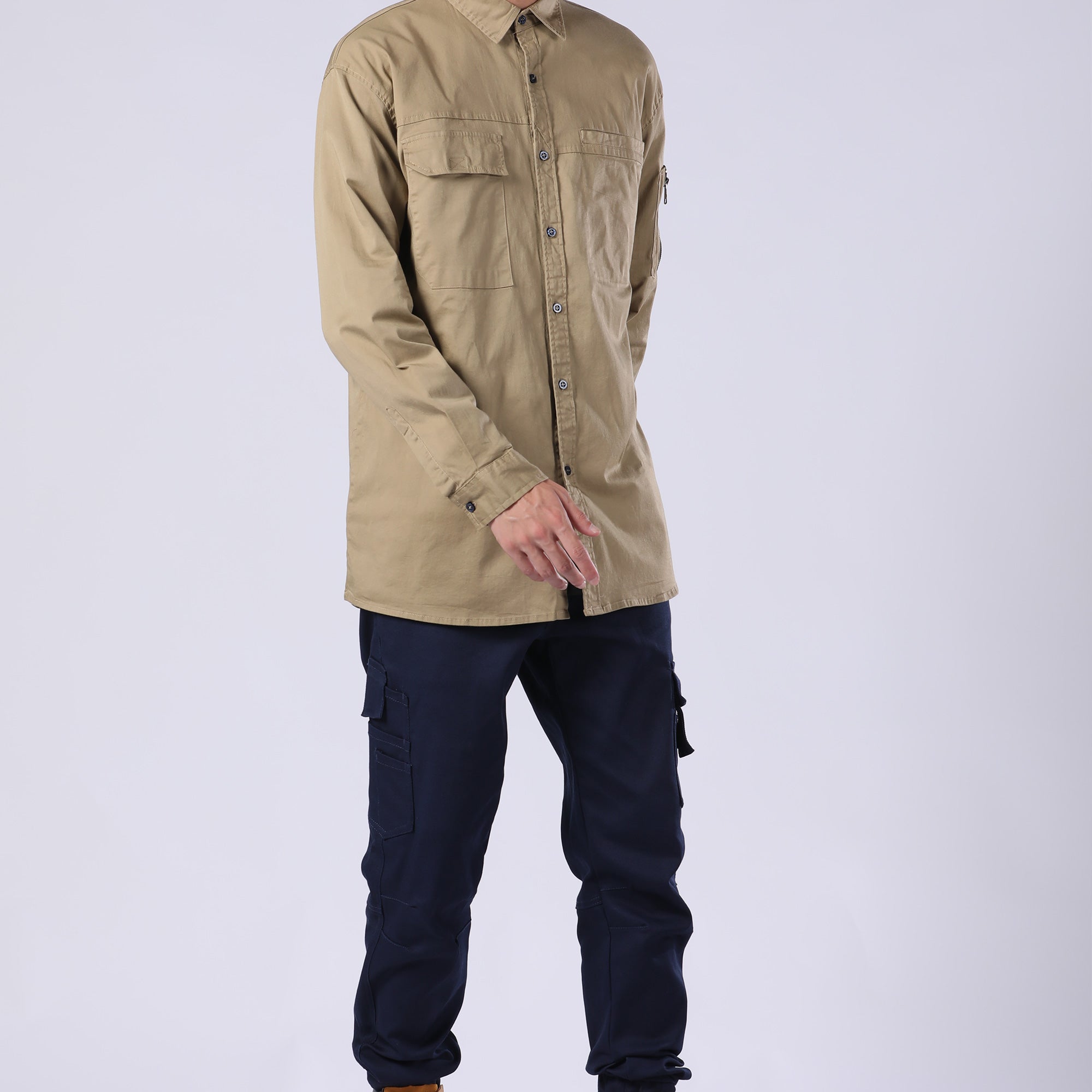 "Custom Mens PULSE Work Shirt – Logo Printing & Embroidery | NS Promo - NS PROMO"