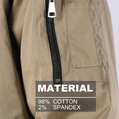 "Custom Mens Stretch Cotton Work Shirt – Logo Embroidery & Printing | NS Promo - NS PROMO"