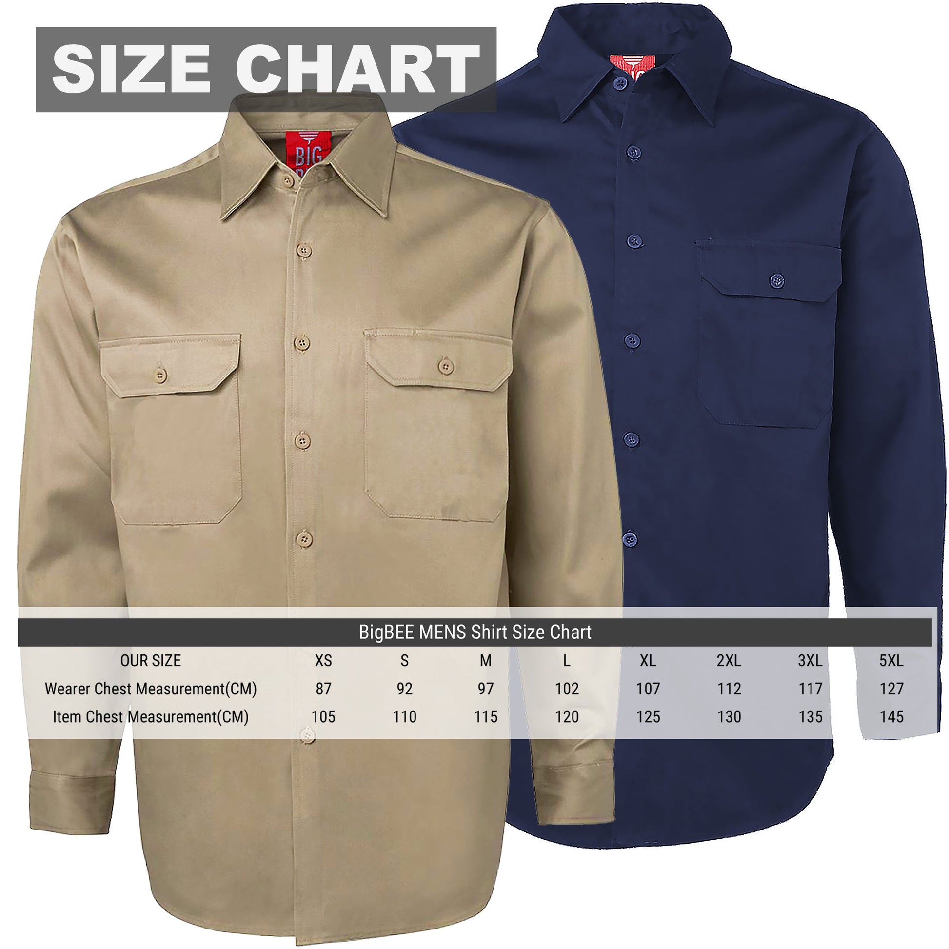 "Custom Mens Cotton Drill Work Shirt – Logo Embroidery & Printing | NS Promo - NS PROMO"