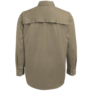 "Custom Mens Cotton Drill Work Shirt – Logo Embroidery & Printing | NS Promo - NS PROMO"