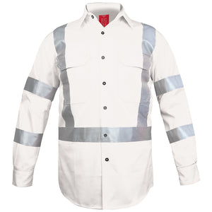 "Custom Hi Vis Rail Compliant Work Shirt – Embroidery & Printing | NS Promo - NS PROMO"