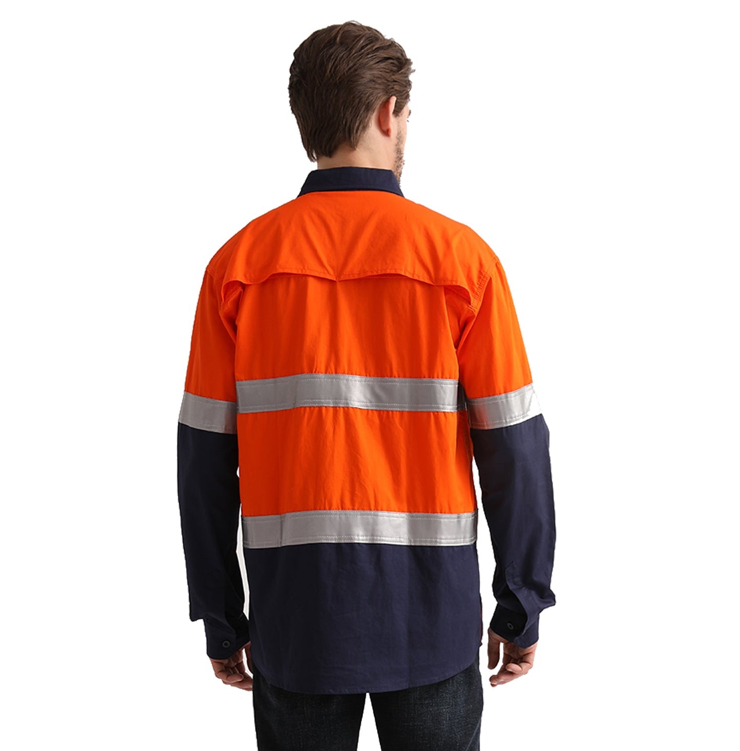 "Custom Hi Vis Day/Night Compliant Work Shirt – Add Logo Printing | NS Promo - NS PROMO"