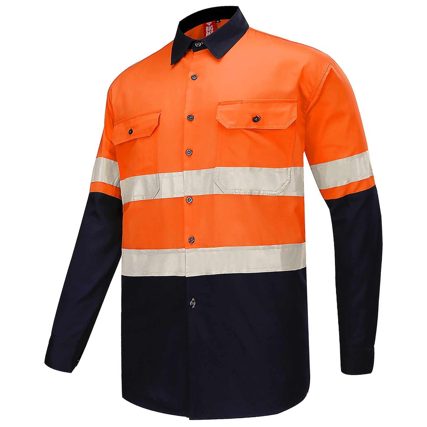 "Custom Hi Vis Day/Night Compliant Work Shirt – Add Logo Printing | NS Promo - NS PROMO"