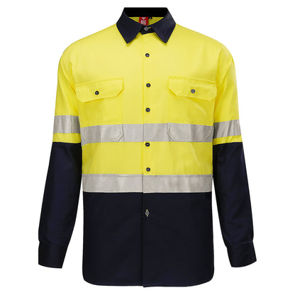 "Custom Hi Vis Day/Night Compliant Work Shirt – Add Logo Printing | NS Promo - NS PROMO"
