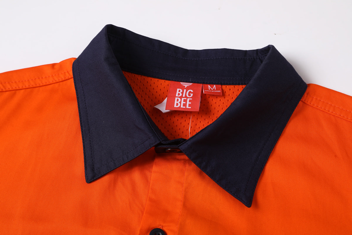 "Custom Hi Vis Day/Night Compliant Work Shirt – Add Logo Printing | NS Promo - NS PROMO"